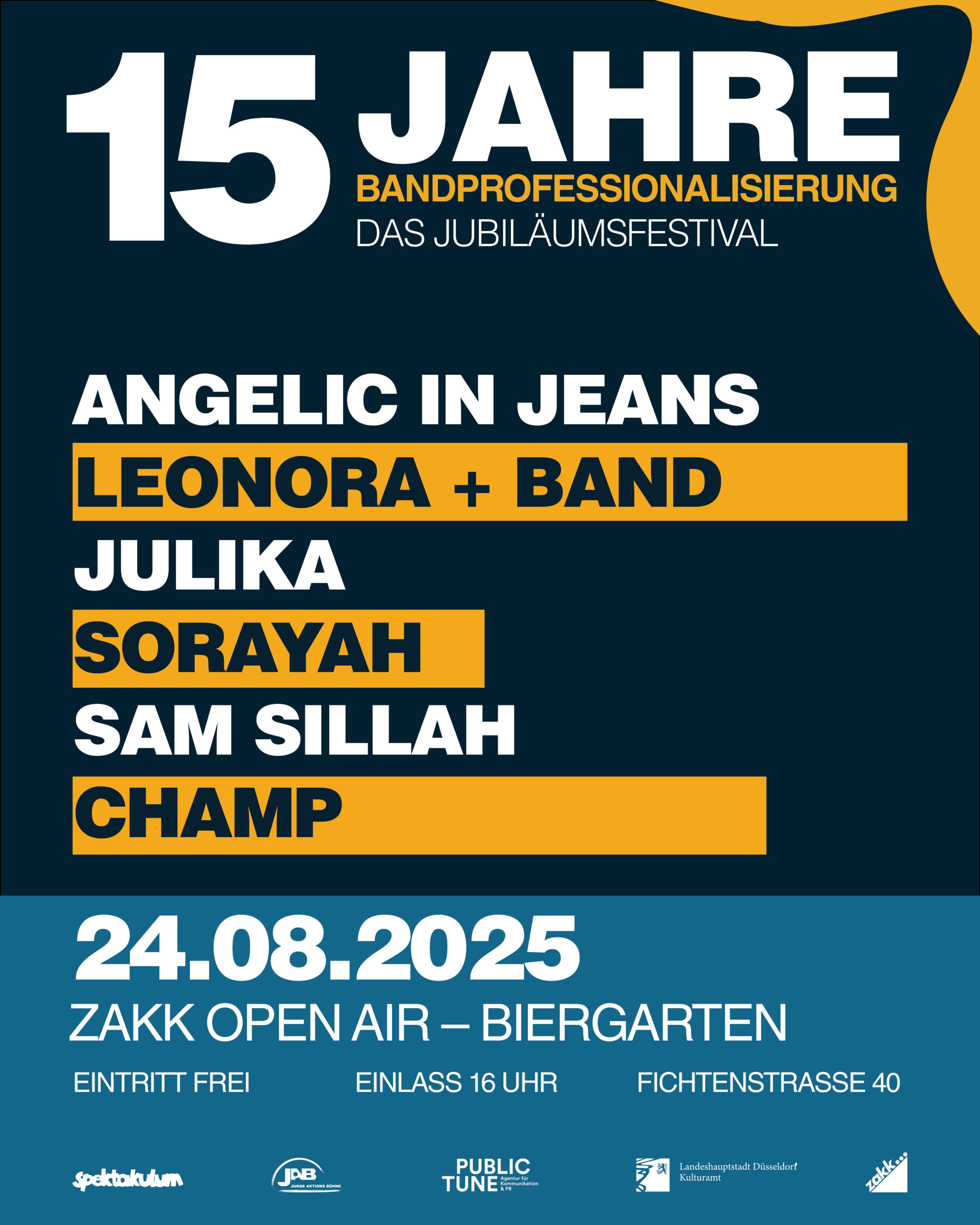 15 Jahre Bandprofessionalisierung – Das Festival