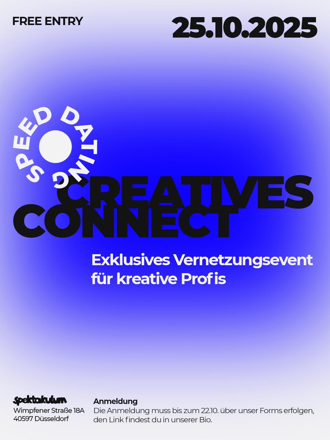 Creatives Connect – Speed Dating